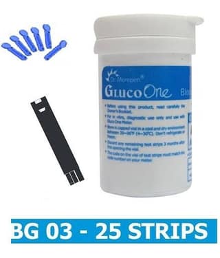 Dr. Morepen Bg03 25 With 25 Round Lancets