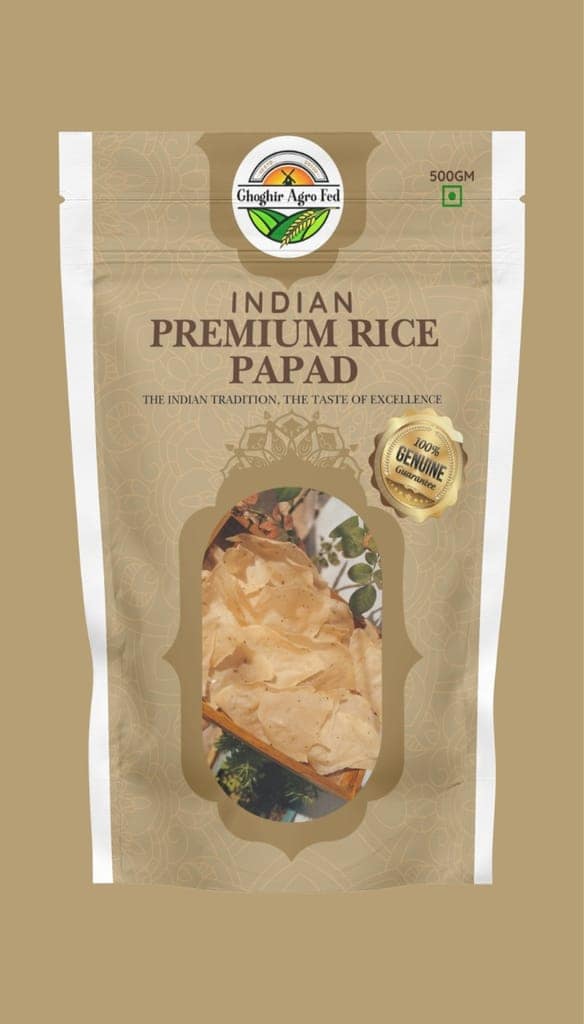 Ghoghir Agro Fed Indian Premium Rice Papad