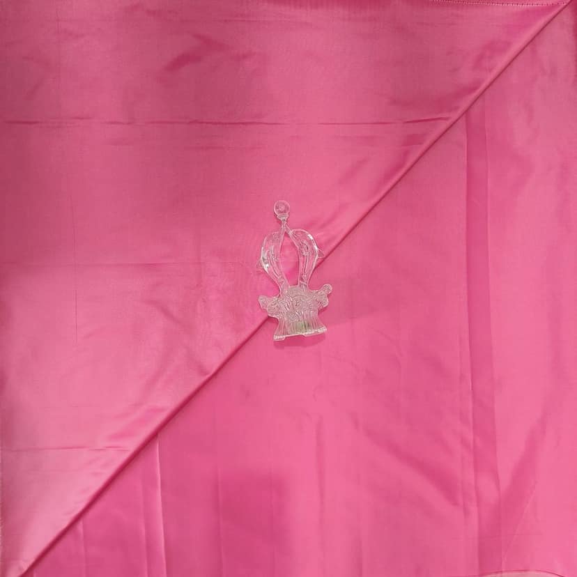 Soft Silk Saree with Blouse - Hot Pink view 2