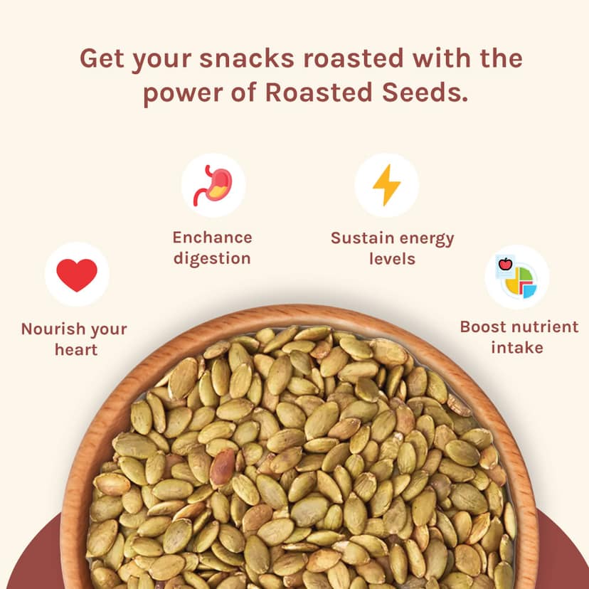 nourish you Organic Roasted Pumpkin Seeds view 2