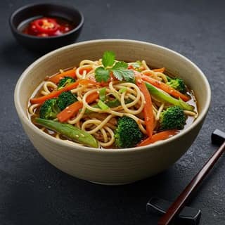 Veg Mein Chow Soup