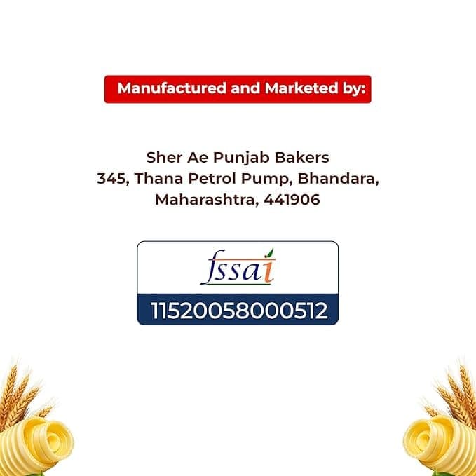 Sher Ae Punjab Premium Butter Rusk - Pack of 2 (350g each) view 2