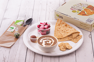 Dal makhni paratha meal