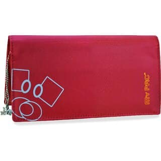 my pac Mia hand clutch purse for girls red C11575-3