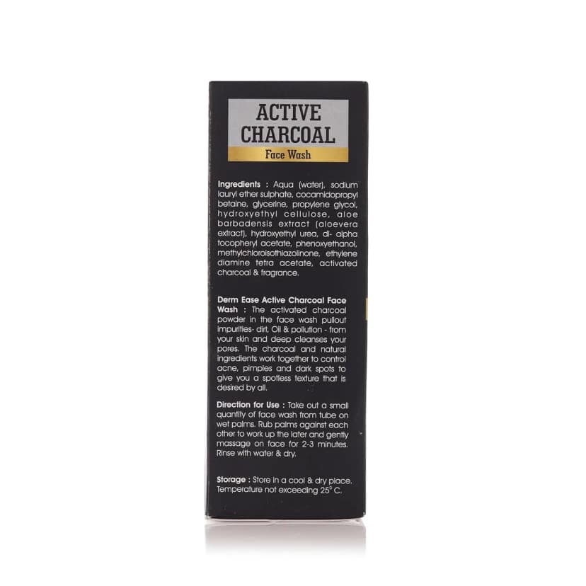 Dermease Charcoal Face Wash for Deep Clean & Glow view 2