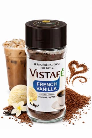 Vistafe French Vanilla Instant Coffee – Premium Arabica French vanilla