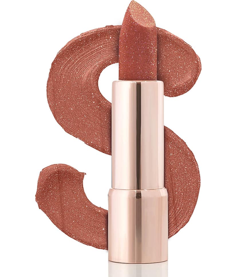 Swiss Beauty Mauve Glitter Lipstick 3