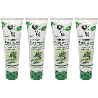 YC Whitening Green Tea Extract Face Wash - 100ml (Pack Of 4)