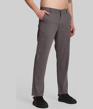 Bene Kleed Straight Men's Cargos - Grey ( Pack of 1 )