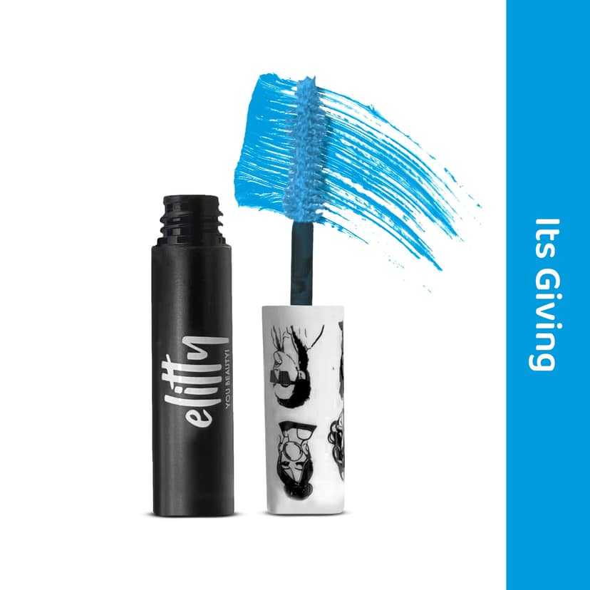 Sky Blue Coloured Mascara Sky Blue Coloured Mascara - It's Giving view 2