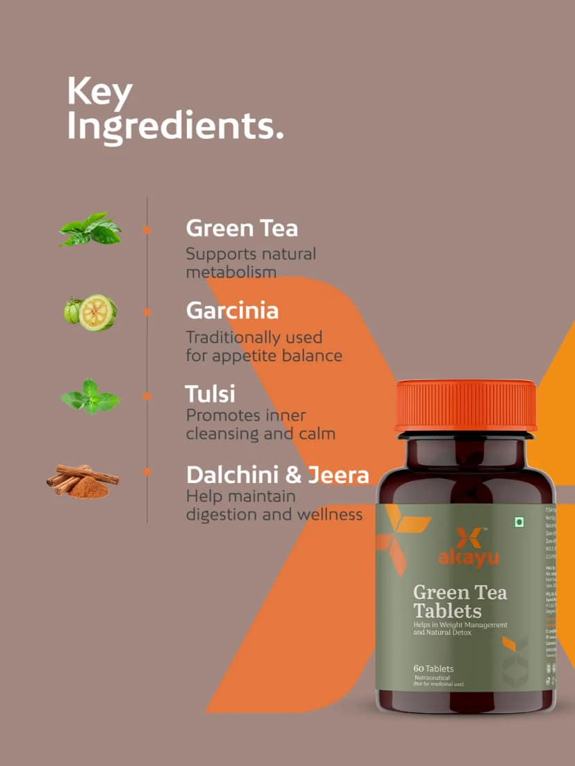 Akayu Green Tea Tablets – Herbal Drink Detox & Weight Care view 2