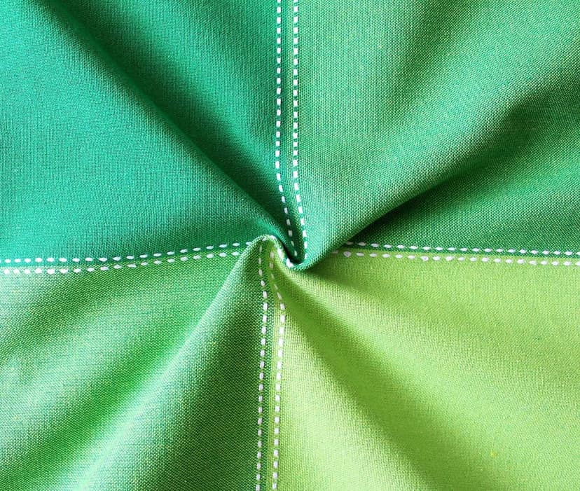 AIRWILL 100% Cotton Premium Quality Checkered Pattern Free Sized Apron (Green,Blue, Pack of 2) view 2