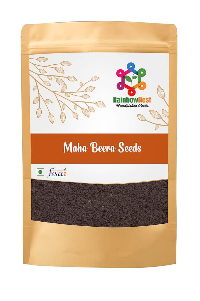 RainbowNest Mahabeera Seeds (Vana Tulasi Seeds) Basil Seeds 100g