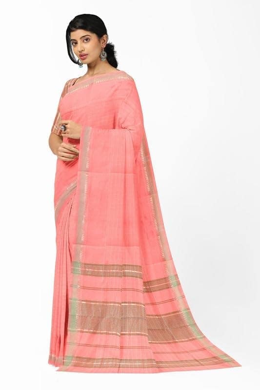 APCO Handloom - Women's Rahajmundry Pure Cotton Grey Handloom Saree (Angara Handloom Saree) 63 view 2