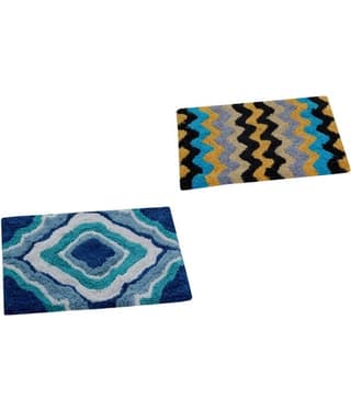 Aazeem Multi Set of 2 Anti-skid Door Mat