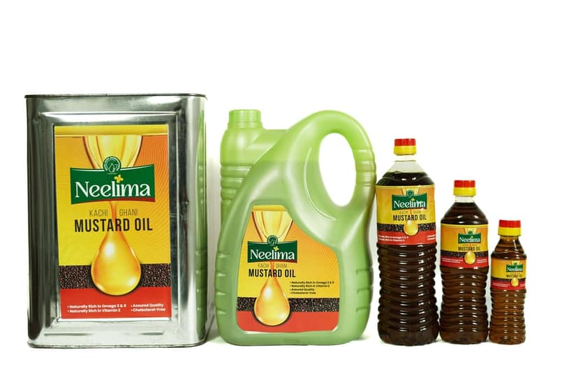 Neelima Kachi Ghani Mustard Oil 1L view 2
