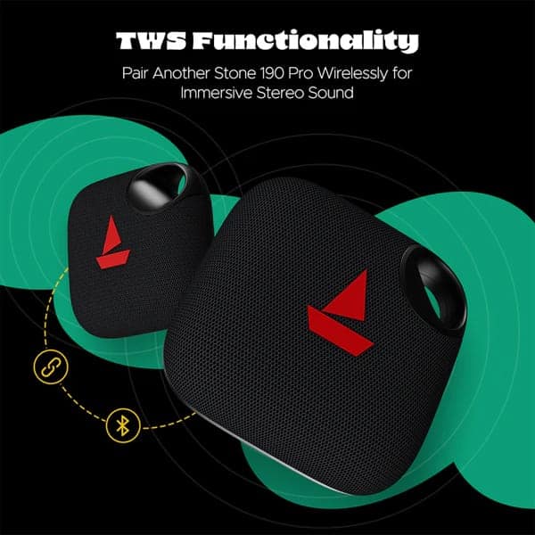 boAt Stone 190 Pro 5W Portable Bluetooth Speaker view 2