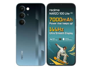 Realme Narzo 100 Lite 5G Smartphone, 6GB RAM, 128GB Storage - Thunder Black