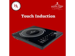Prime Elite Touch Control Induction Cooktop 2000W Digital Display Sensor Touch Panel Preset Cooking Modes Timer Function Overheat Protection