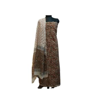 Gulmohur Cotton Ajrakh Suit