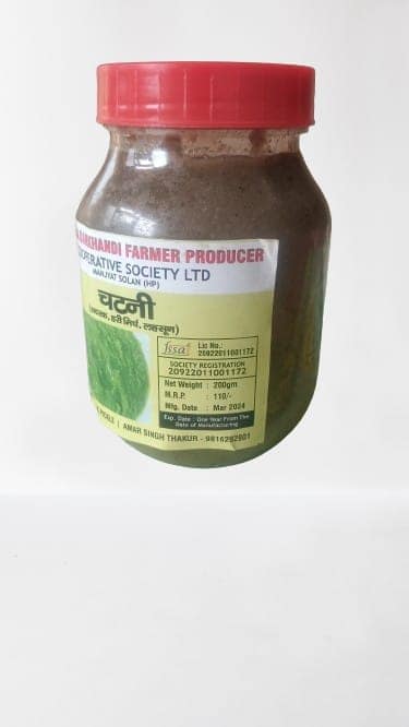 CHUTNEY ( adrak, hari mirch, lahsun) view 2