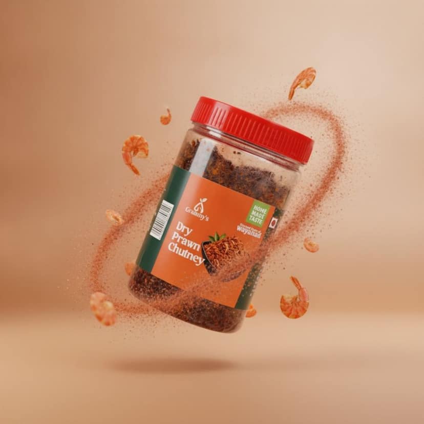 Dry Prawn Chutney - 300 gm - One plastic jar