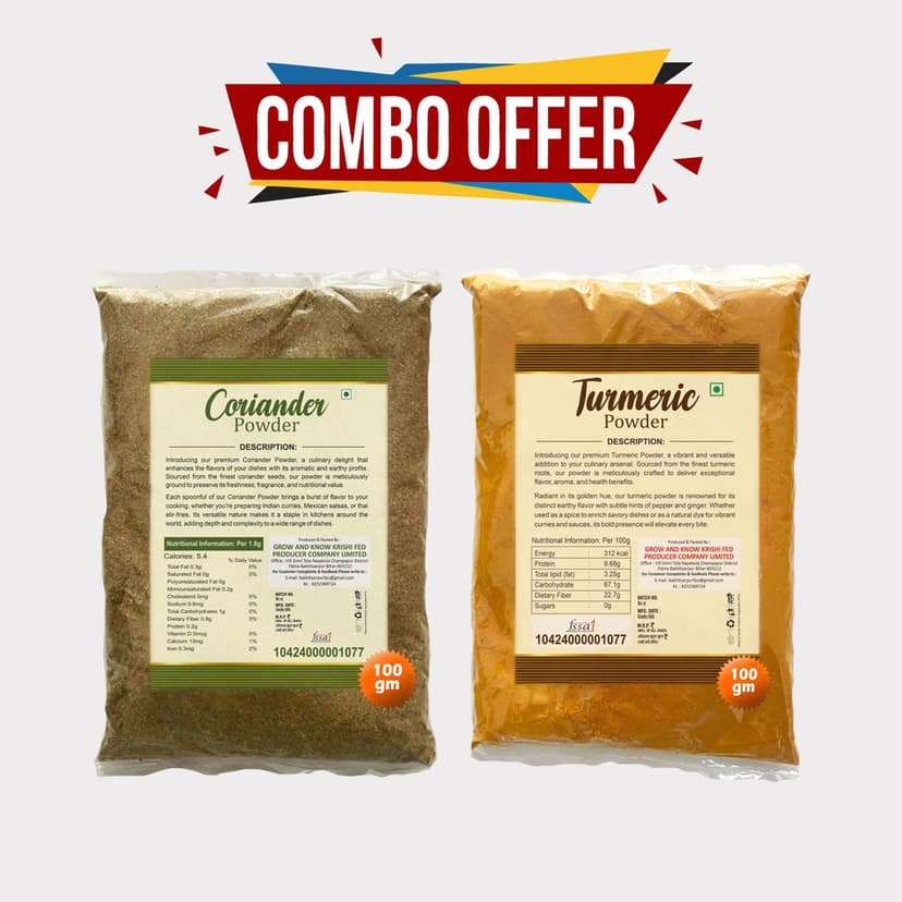 Combo Pack of Haldi and Dhaniya Powder view 2