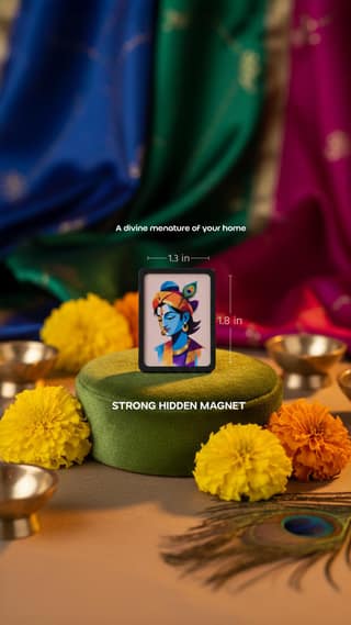 Krishna Fridge Magnet