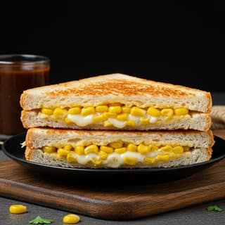 Sweet Corn Cheese Sandwich