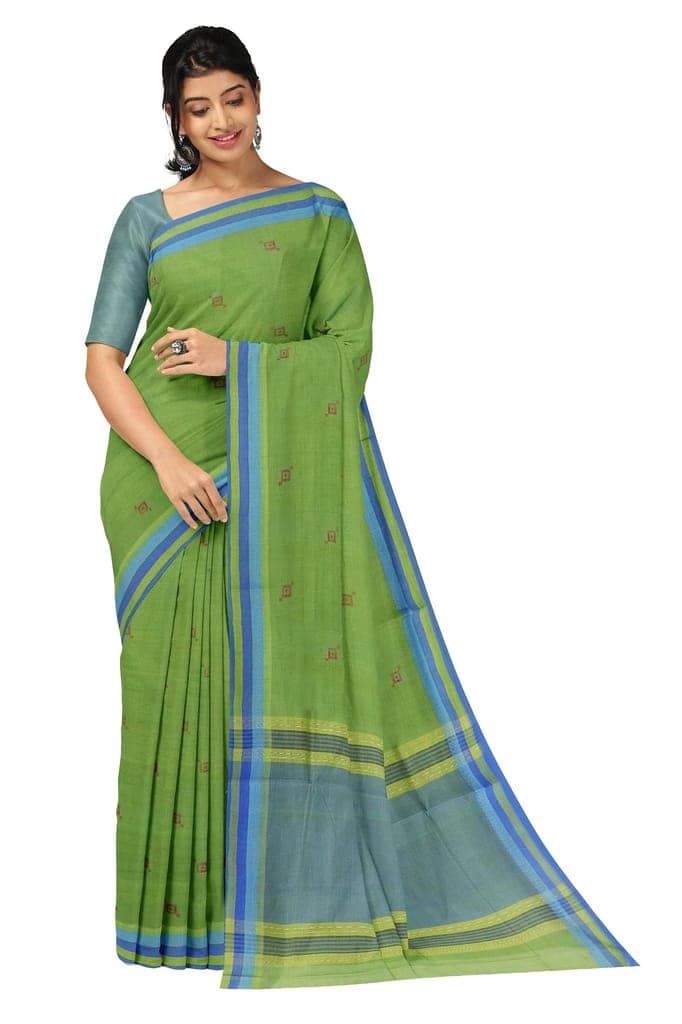 APCO Handloom (A Andhra Pradesh Govt Emporium)- Women's Traditional Pure Handloom Rajahmundry/Angara Cotton Saree | ACS0035