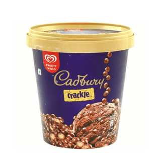Kwality walls Cadbury Crackle 700 Ml Tub