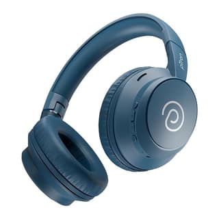pTron Studio Evo 70hrs Playtime Wireless Over Ear Headphones w/HD Mic (Blue)