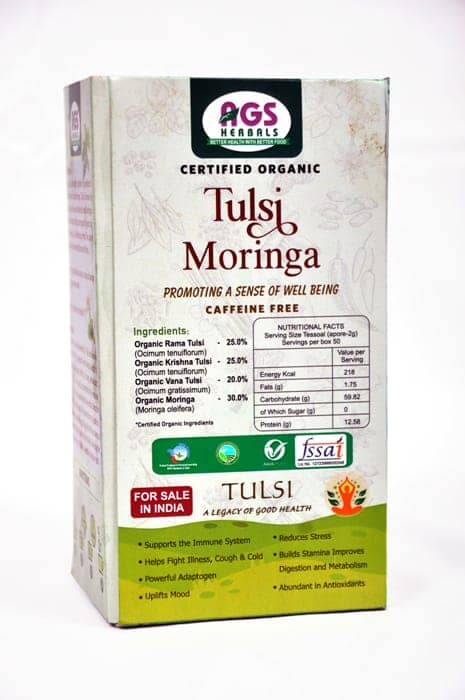Tulsi Moringa Pyramid Tea Bags view 2