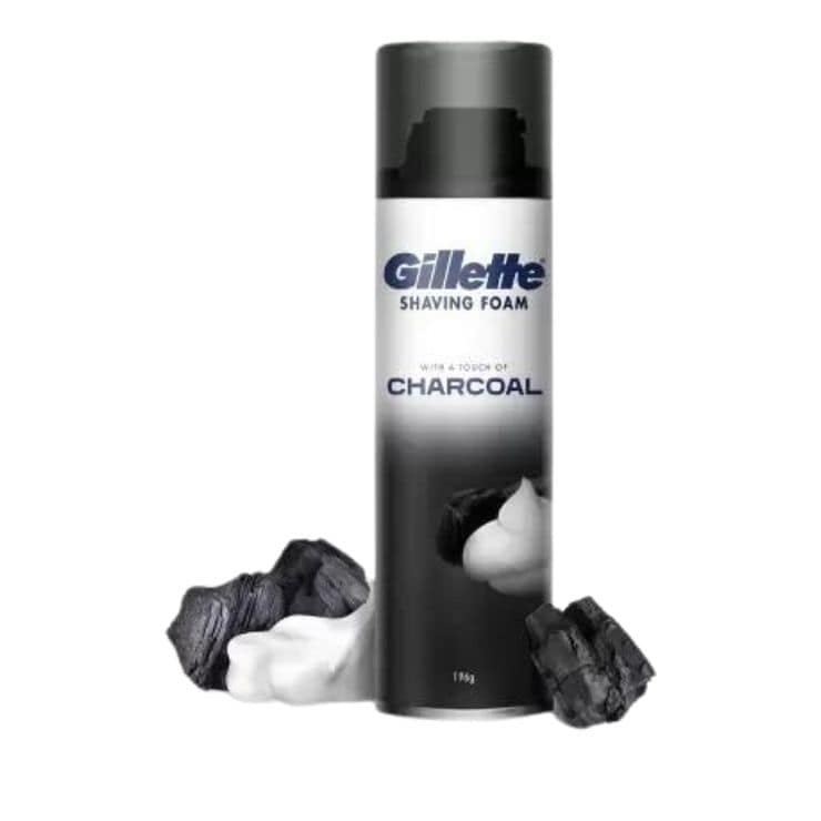 Gillette Shaving Form With A Touch Of Charcoal 196g