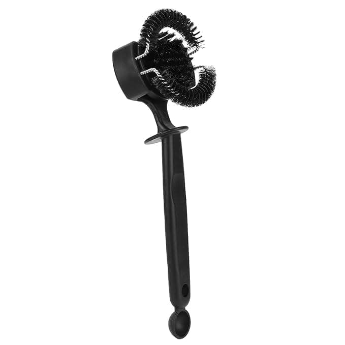 The Bean Co Roasters Coffee Maker Cleaning Brush | 58mm Detachable Round Elbow Short Handle view 2