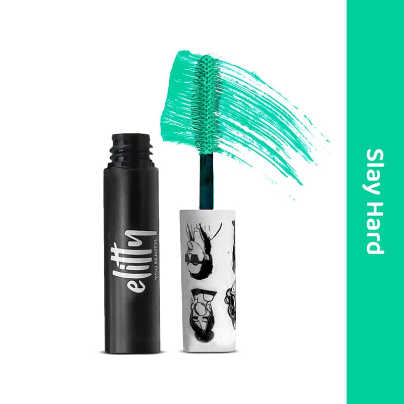 Turquoise Coloured Mascara Turquoise Coloured Mascara - Slay Hard view 2