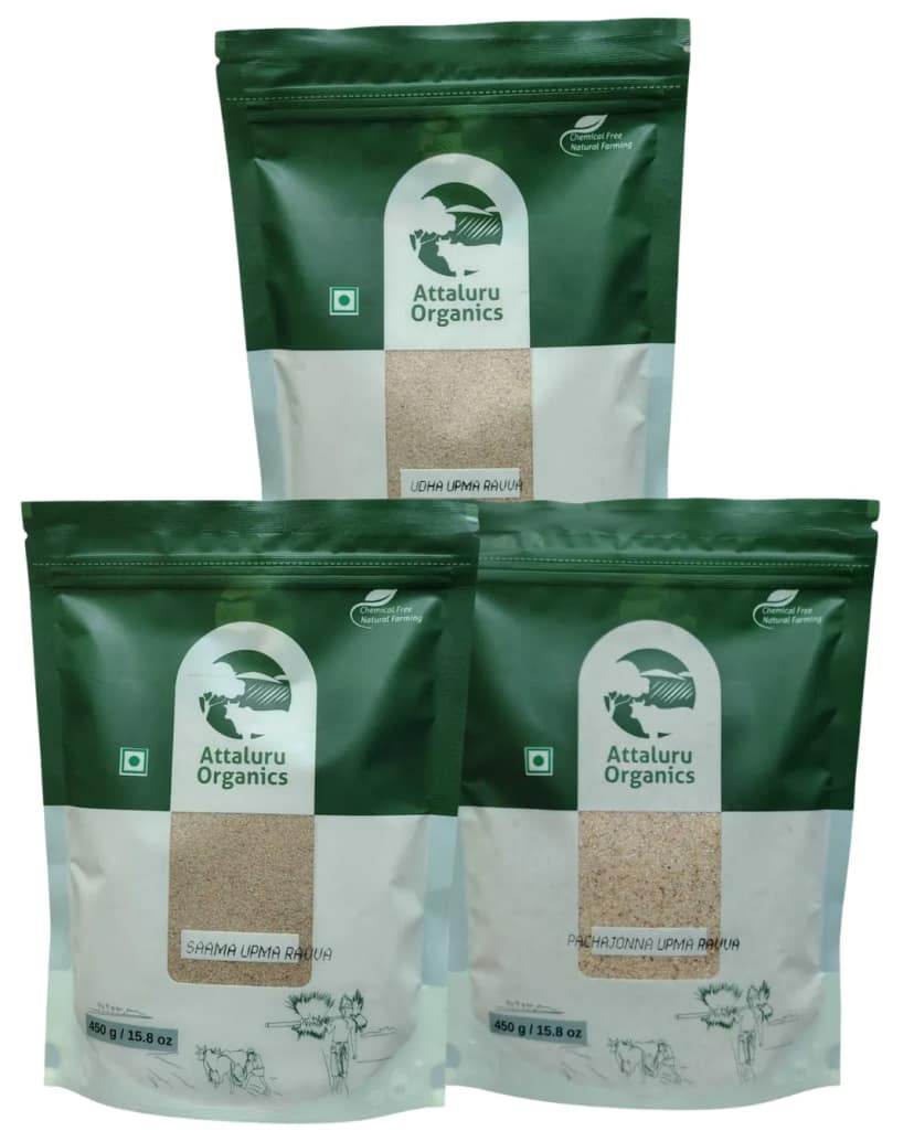 Attaluru Organics Multi-Millet Upma Pack Daily Health Boost