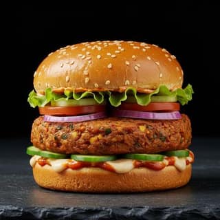 Spicy Paneer Burger