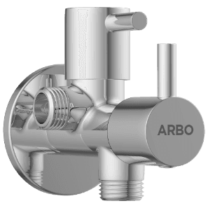 EL-1807 2 Way Angle Valve With Wall Flange view 2