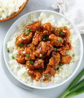Chicken Gravy with Steam Rice