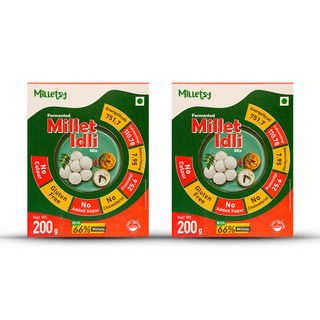 Milletsy Millet Idli Instant Mix Fermented 200g Pack of 2