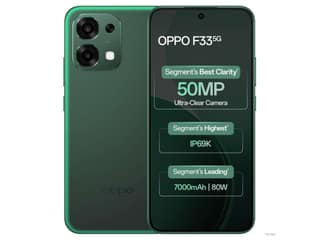 Oppo F33 5G Smartphone, 8GB RAM, 256GB Storage - Forest Green