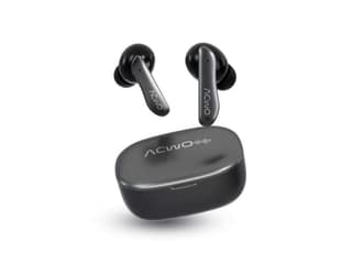 ACwO Dwots 111 in Ear Wireless Earbuds, Up to 75Hrs Battery Life, 10Mm Spatial Drivers, Noise-Free Calls with 4 Noise Cancellation Mics, Bluetooth V5. - Cadet Grey
