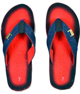 Crazy Bunny - Red Men's Thong Flip Flop