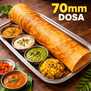 70 mm masala dosa
