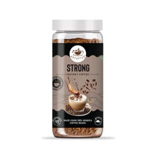 Brewstar Strong Premium Instant Roast and Ground Coffee Rich Full Bodied Blend 100 g