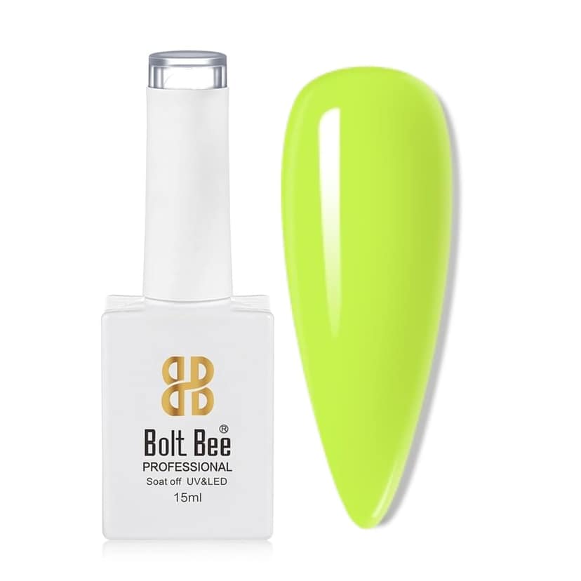 Bolt Bee Neon Color Gel Nail Polish Soak Off UV Gel DIY at Home Manicure Salon Nail Art (32, 15ml) Bolt Bee Neon Color Gel Nail Polish Soak Off UV Gel DIY at Home Manicure Salon Nail Art (32, 15ml) - 32 / 15 ml (Pack of 1)