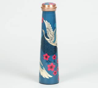 India Circus Aerial Moments Tapered Copper Bottle