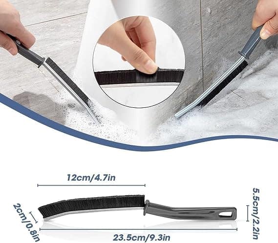 Delhi Deals Gap Cleaning Brush Set of 2 for Bathroom Kitchen and Window Corners view 2