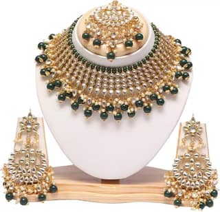 Copper Gold-plated Gold Jewel Set (Pack of 1)